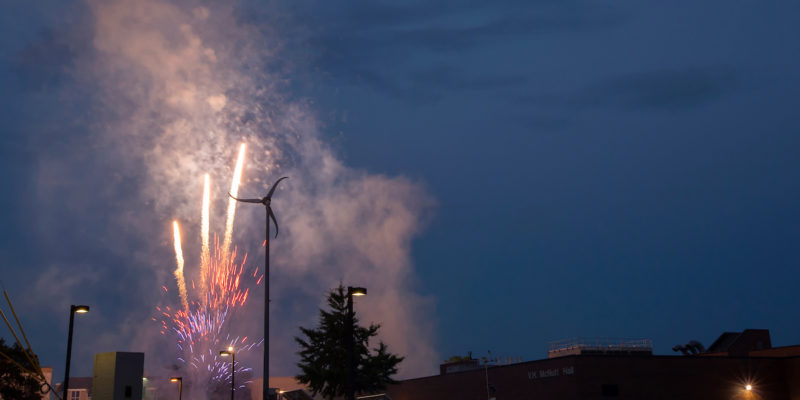 Watch fireworks on Friday; parking lot to close