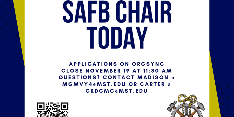 SAFB applications will close Monday, Nov. 19th