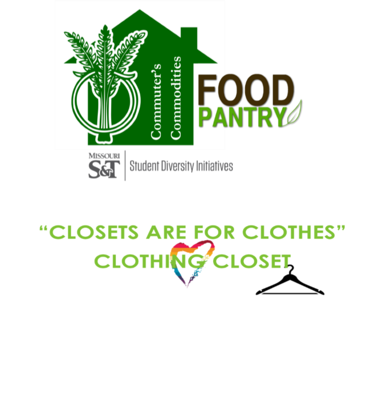 Food pantry, clothing closet graphic
