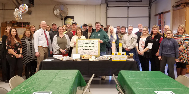 Thank you! Staff Council recognizes facilities operations employees