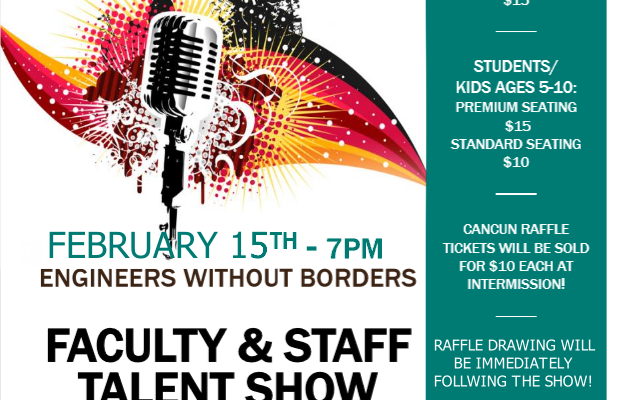 EWB Faculty and Staff Talent Show