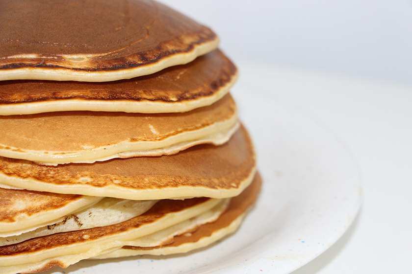 pancakes on plate