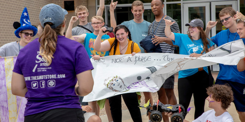 Scene on campus: Photo finish