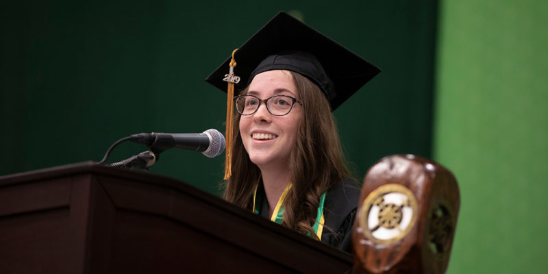 Apply to speak at your commencement ceremony