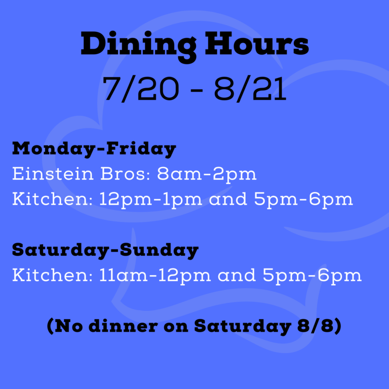 Missouri S&T eConnection Dining Hours Resume!