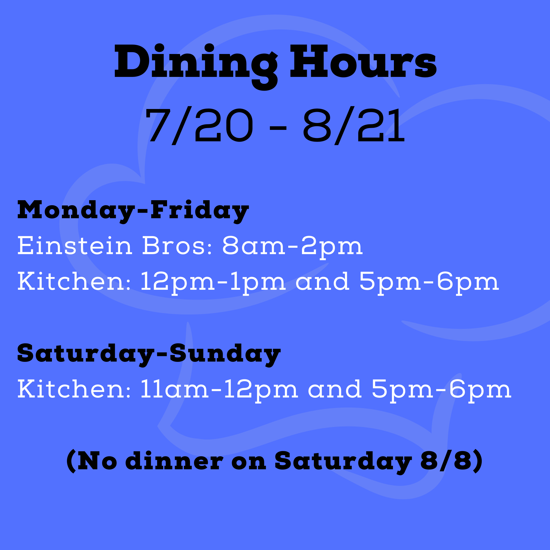 Missouri S&T eConnection Dining Hours Resume!
