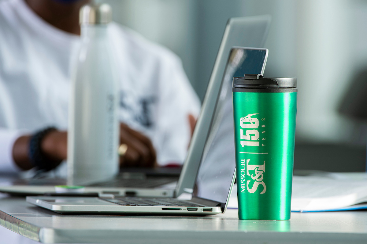laptop and S&T cup