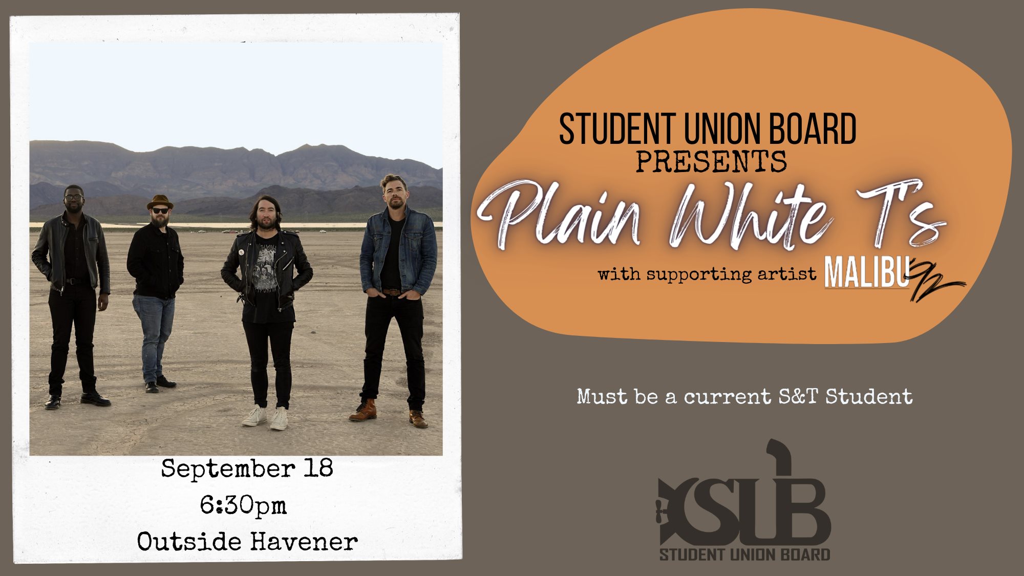 Missouri S&T – EConnection – SUB Fall Concert: Plain White T’s