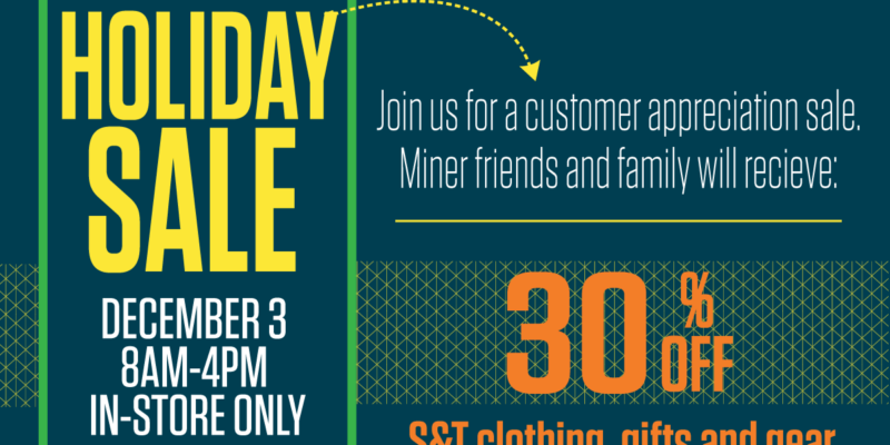 Last sale of the year at the S&T Store Friday