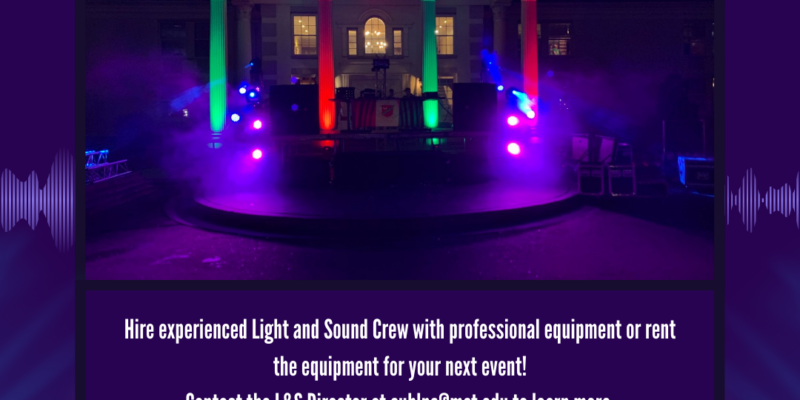 Elevate your events by hiring the SUB light and sound committee