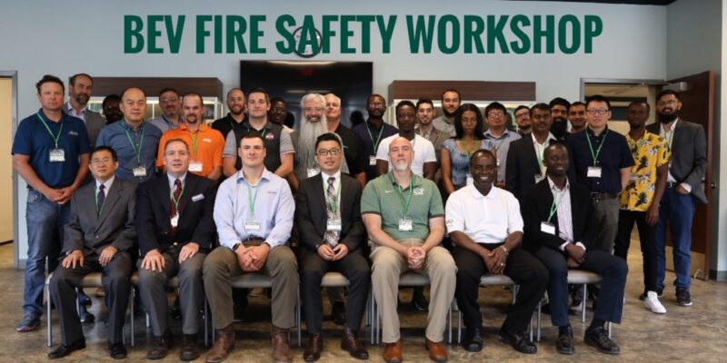 Guang Xu chairs electric vehicle fire safety workshop