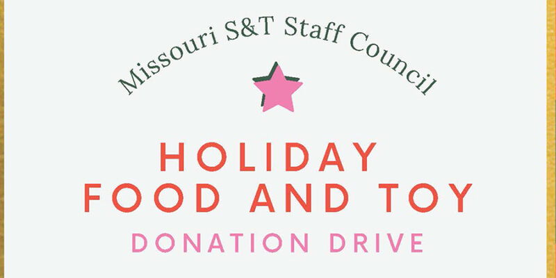 Donate food and toys to benefit the community