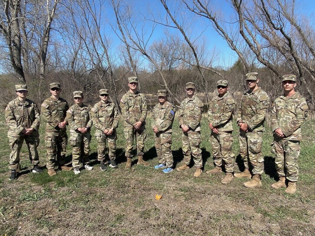 Men and women from Missouri S&T's U.S. Army ROTC.