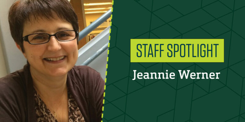 Staff Spotlight: Jeannie Werner