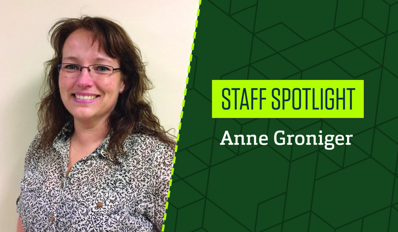 Anne Groniger Staff Spotlight