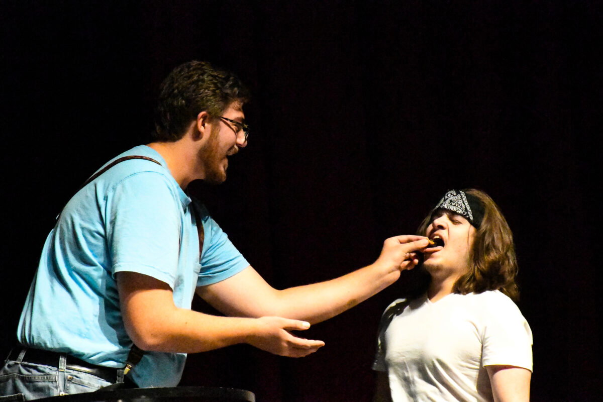 S&T students and guest artists create and perform new plays during the Overnight Theatre Festival at Missouri S&T. Photo Credit: Taylor Gruenloh.