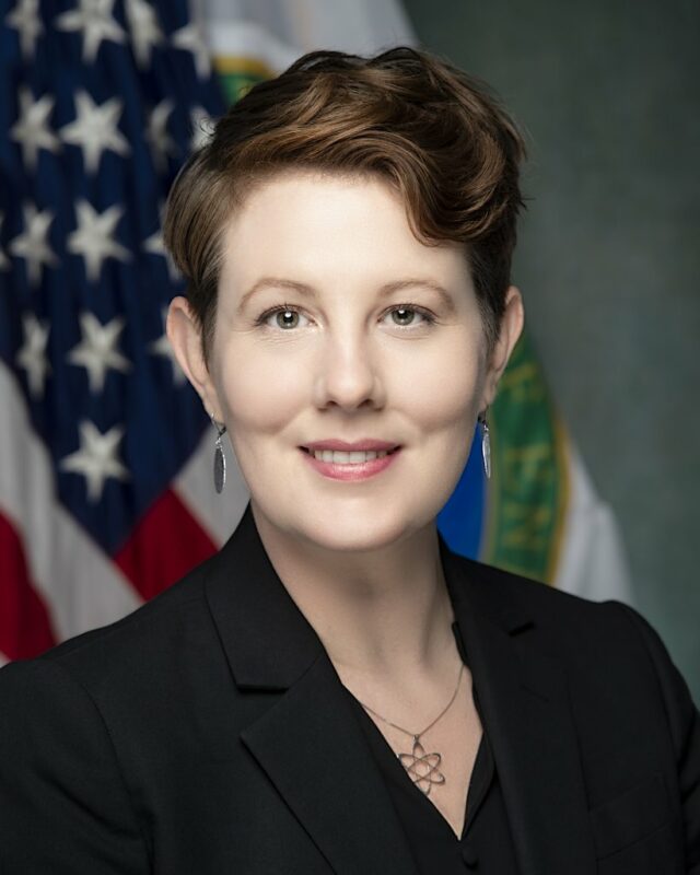 Portrait of Dr. Kathryn Huff. Photo Credit: U.S. Department of Energy.