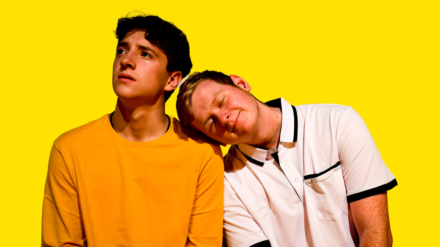 S&T students Cody Peters and Nathan Fischer star as Charlie Brown and Snoopy in "You’re A Good Man, Charlie Brown" at Leach Theatre Dec. 1-3, 2023. Photo Credit: Taylor Gruenloh.