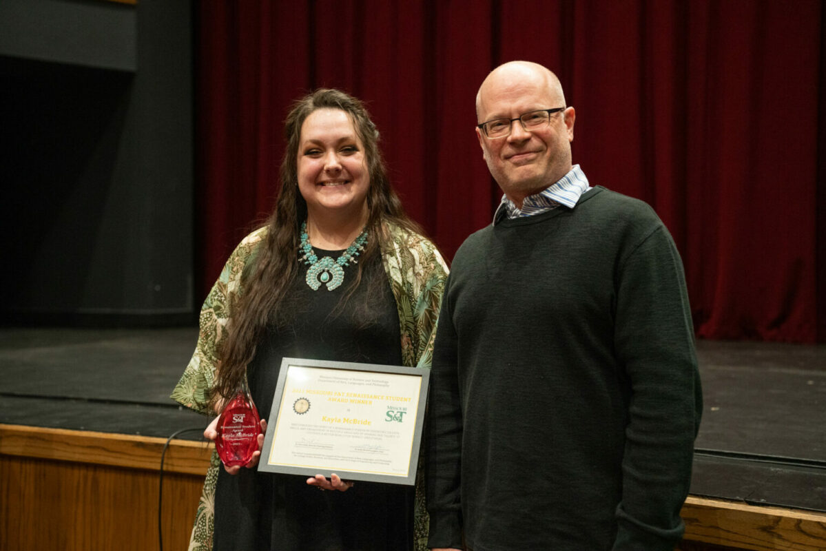 Kayla McBride wins 2023 Renaissance Student Award.
