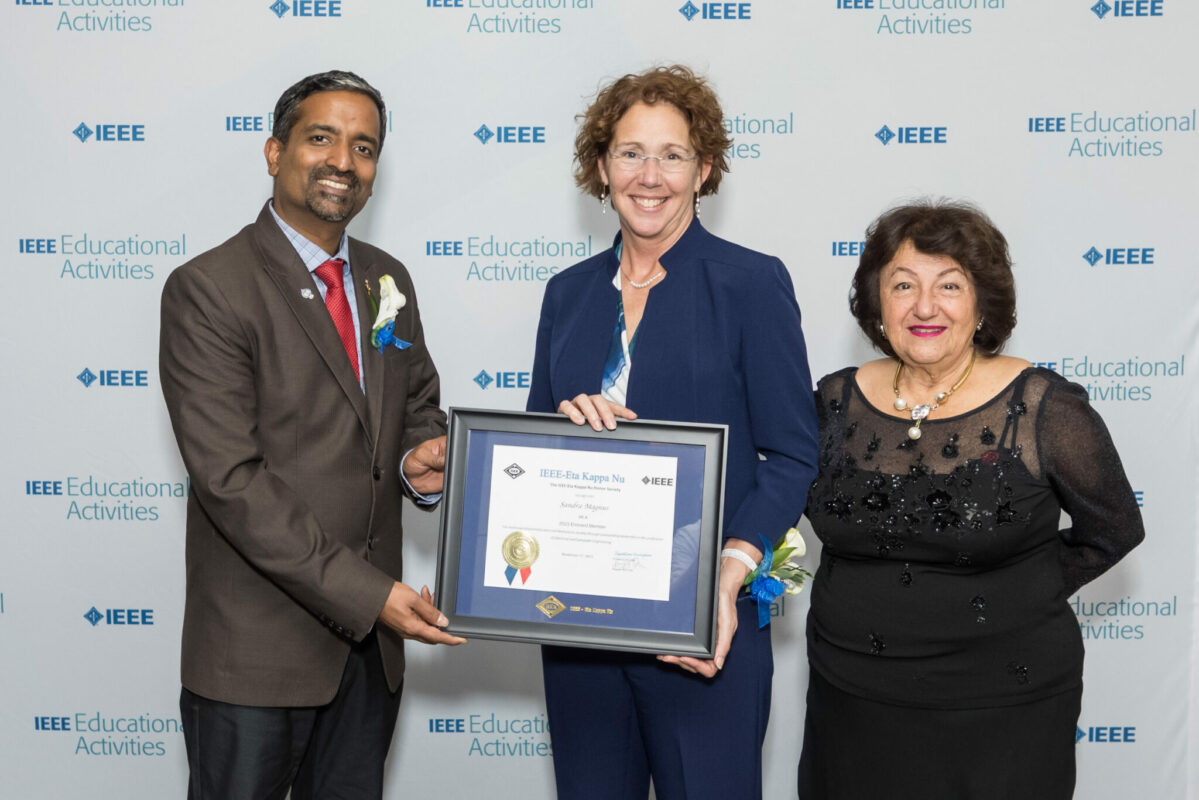 Sandra Magnus earns IEEE eminent member designation.