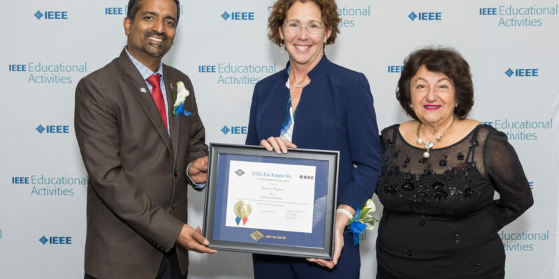 Sandra Magnus receives highest IEEE-HKN recognition