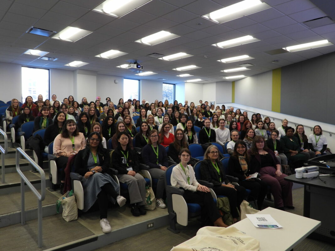 A room full of women in physics.