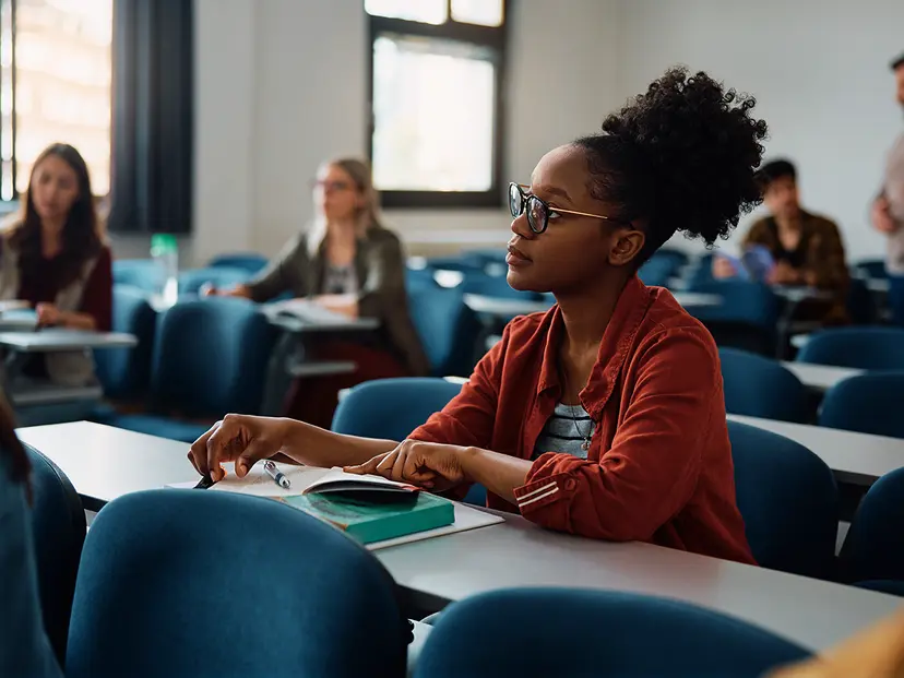 Classroom of students