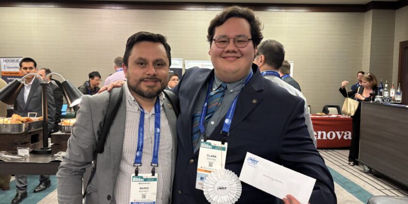 Nguyen takes 3rd at AISTech 2025 undergraduate project presentation