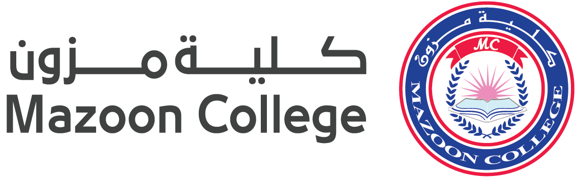 Logo for Mazoon College.