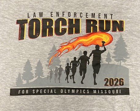 University Police offers Special Olympics Torch Run T-Shirts