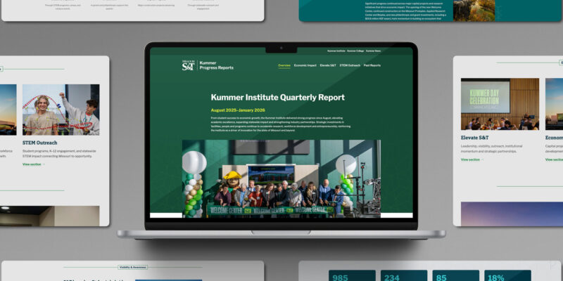 Kummer Institute progress reports go digital
