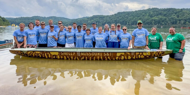 S&T Concrete Canoe team finishes second in international competition 