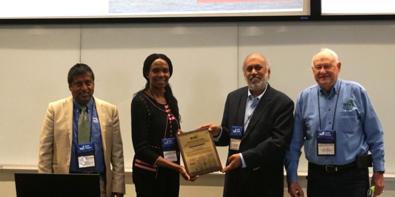 Sarangapani delivers keynote, receives international award
