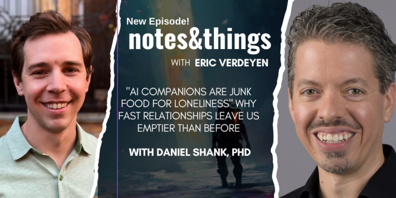Shank discusses AI companions, loneliness on podcast